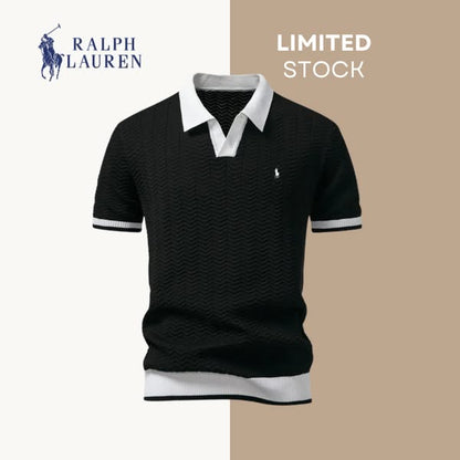 50% OFF | Prestige Kontrast-Poloshirt – German Edition