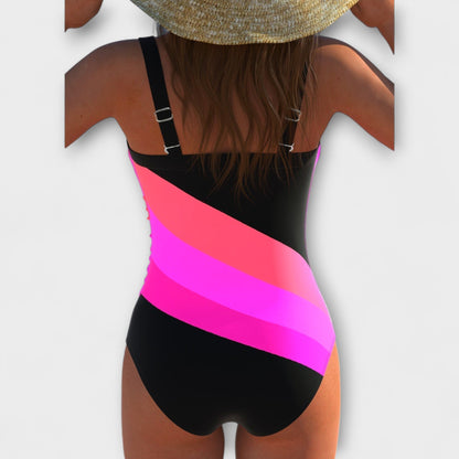 Miya - Vibrant-Print Badeanzug