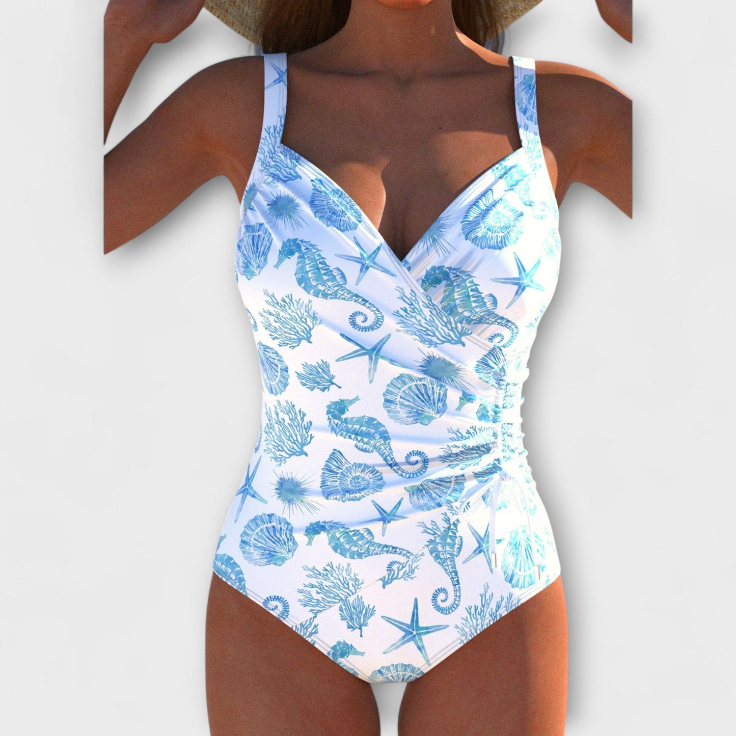 Miya - Vibrant-Print Badeanzug